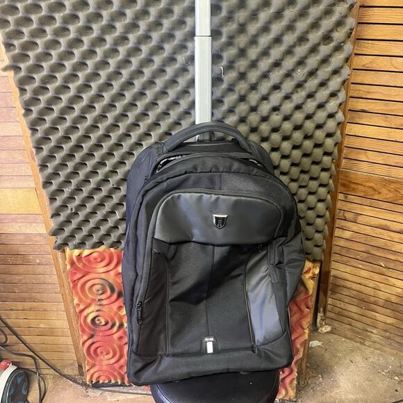 17.3 laptop backpack with wheels MATEIN Rolling 4 Spinner Wheels, 17 Inch Backpack on business card display Matein Wheeled Backpack for Women